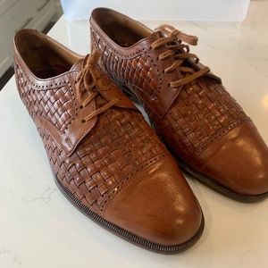 Mens Bruno Magli brown leather shoes